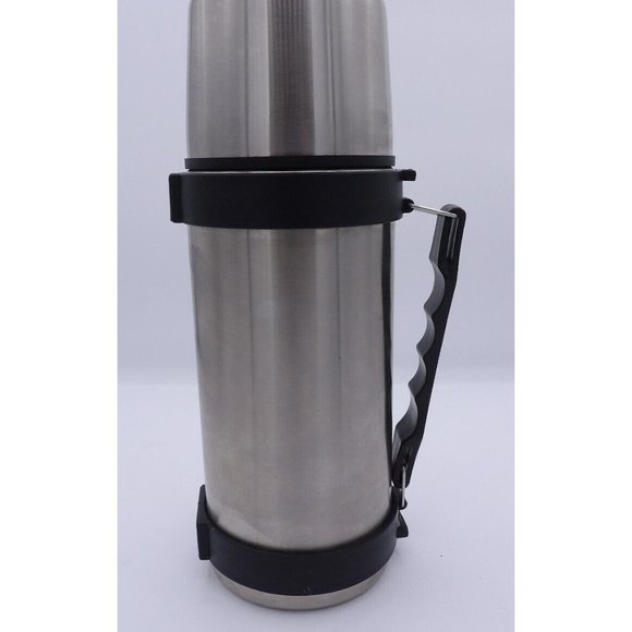 Thermos Stainless Steel Narrow Mouth 24 Oz Coffee Tea Hot Cold Handle - Picture 1 of 5